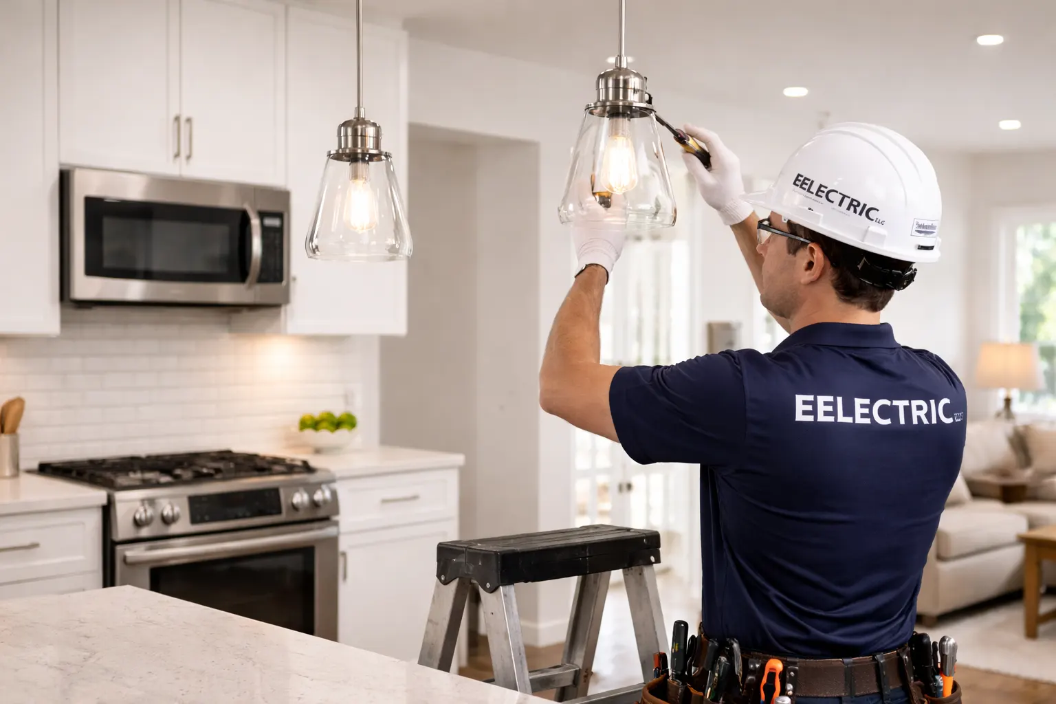 Lighting and electrical service call by EELECTRIC LLC in Miami